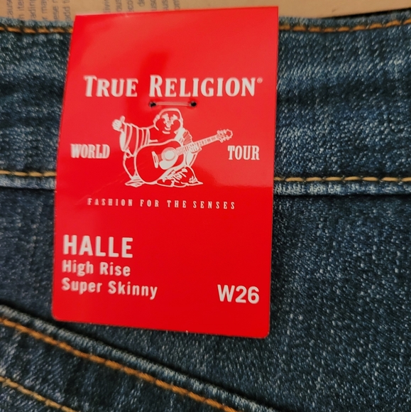 💙True Religion brand new 2021 Capri Contour Style Jeans - Picture 7 of 13